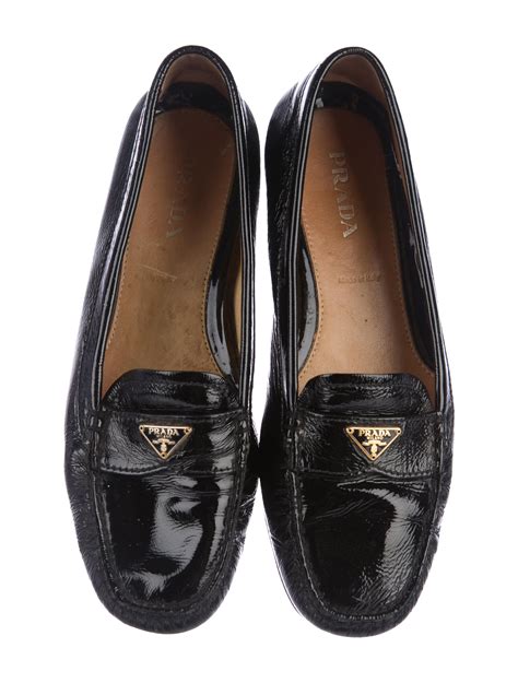 patent leather prada loafers